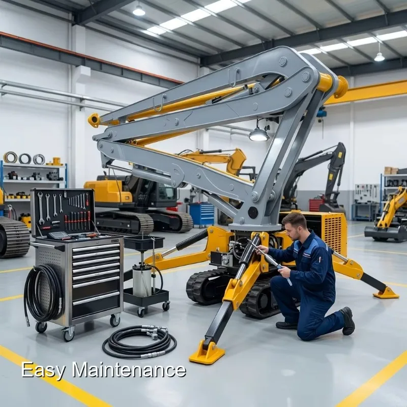 Customized Next-Generation Spider Concrete Placing Boom Developed by Engineers