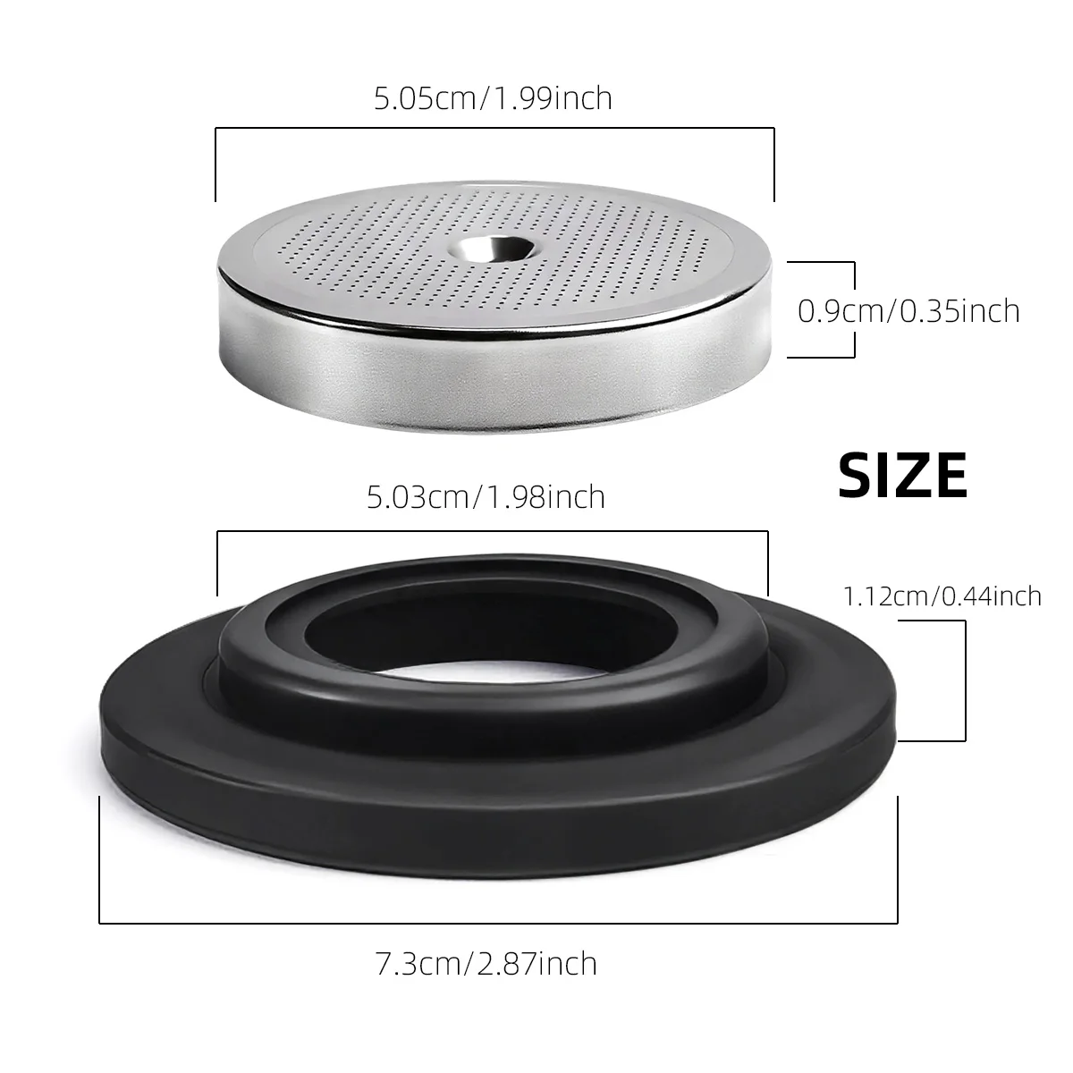 Group Head Puck Screen Boiler Gasket Seal Compatible With Delonghi ECO310/150/155/200/220/330/260/270/450 Etc. Coffee Machines