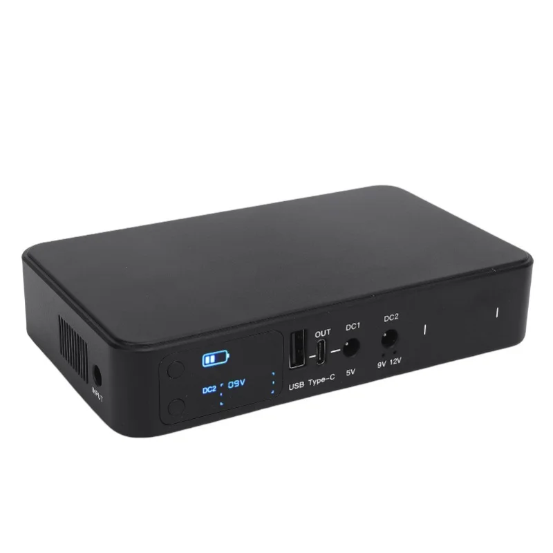 UPS Power Supply USB TyрE C 5V DC 5V 9V 12V Output Voltage Adjustable 18000mAh Uninterruptible Power Supply For Router Security