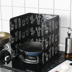 Home Kitchen Stove Foil Plate Prevent Oil Splash Cooking Hot Baffle Kitchen Tool Aluminum foil Kitchen Oil Splash Guard