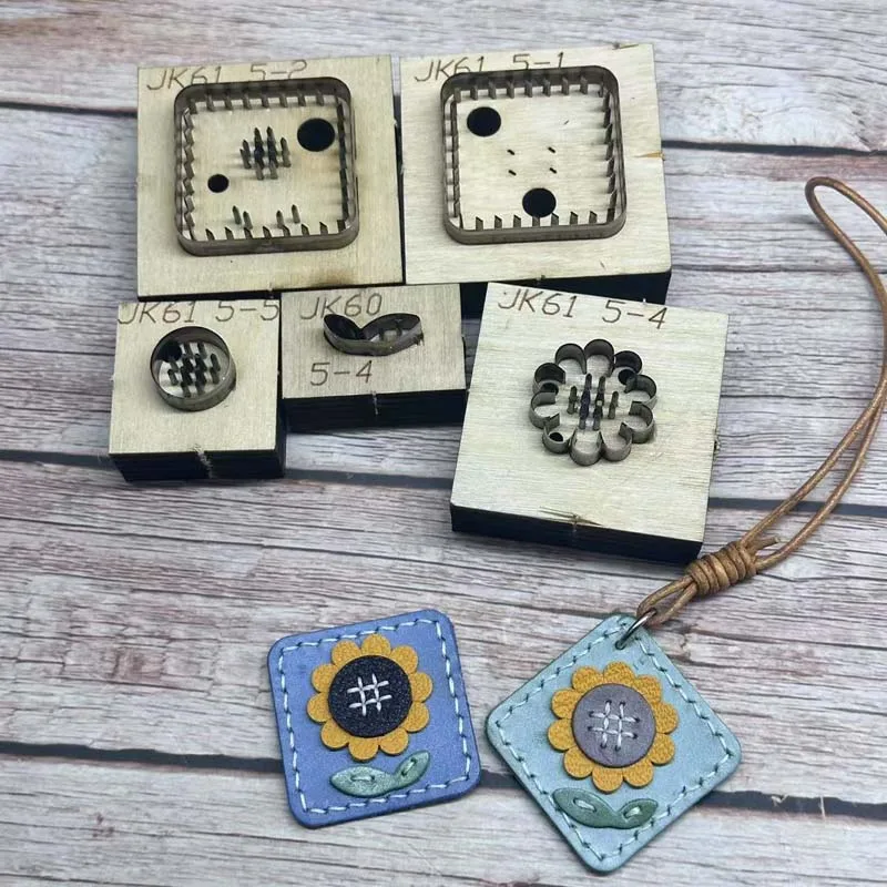 

Высеченные формы для подвески в виде подсолнуха, высечки для подвески в виде сумки с подсолнухом, высечки для изделий из кожи ручной работы своими руками