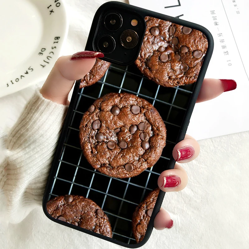 5 5S SE 2020 Phone Cover Case for iPhone 6 6S 7 8 PLUS X XS XR 11 12 13 MINI 14 PRO MAX Rubber  Choco Toast Foodie Chocolate