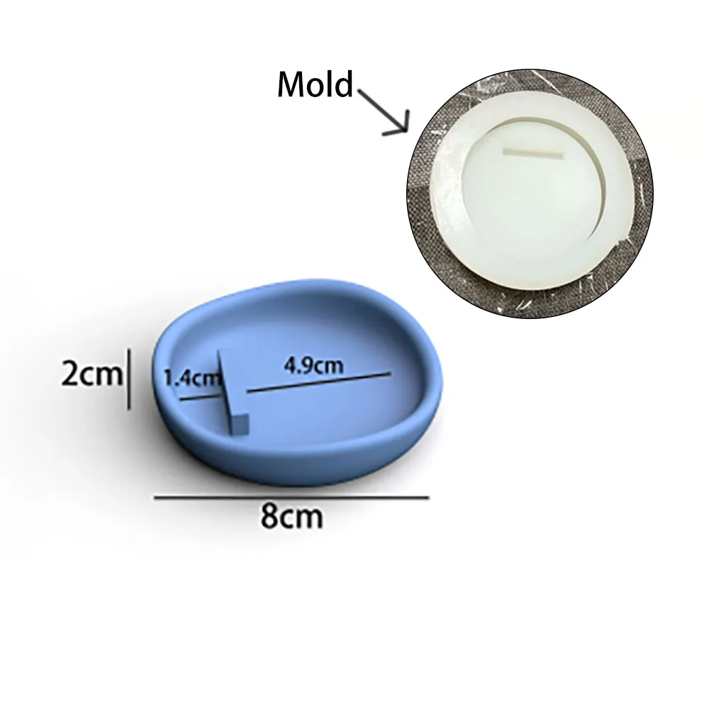 Taca na kadzidełka cementowe Formy silikonowe Kreatywna geometria Projekt Matchbox Formy do przechowywania Taca do przechowywania betonu Formy domowe