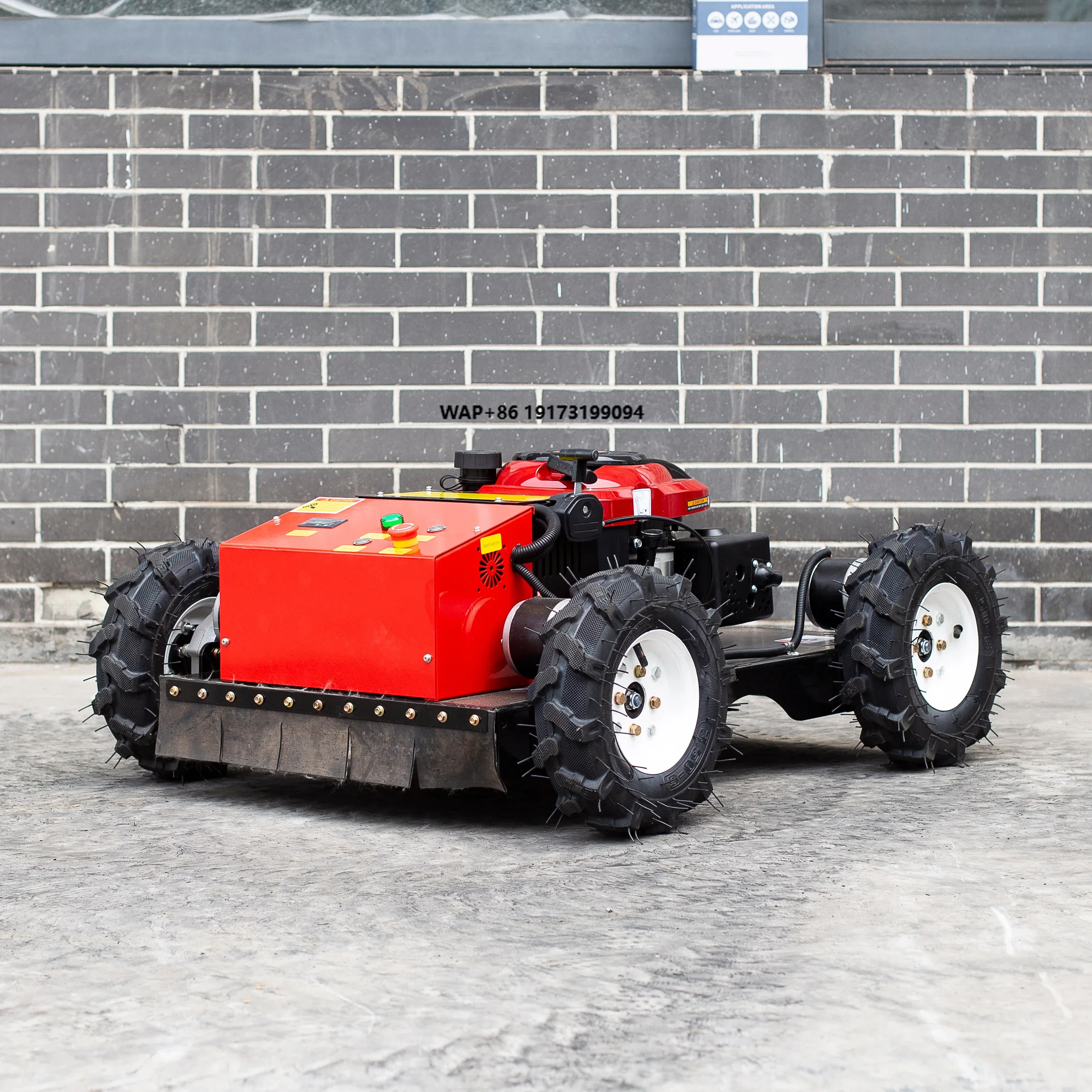RC Mowers Remote Control Mowers Tough Terrain Lawn Mowers Wheel Mower Robot Automatic Lawn Mower 55cm