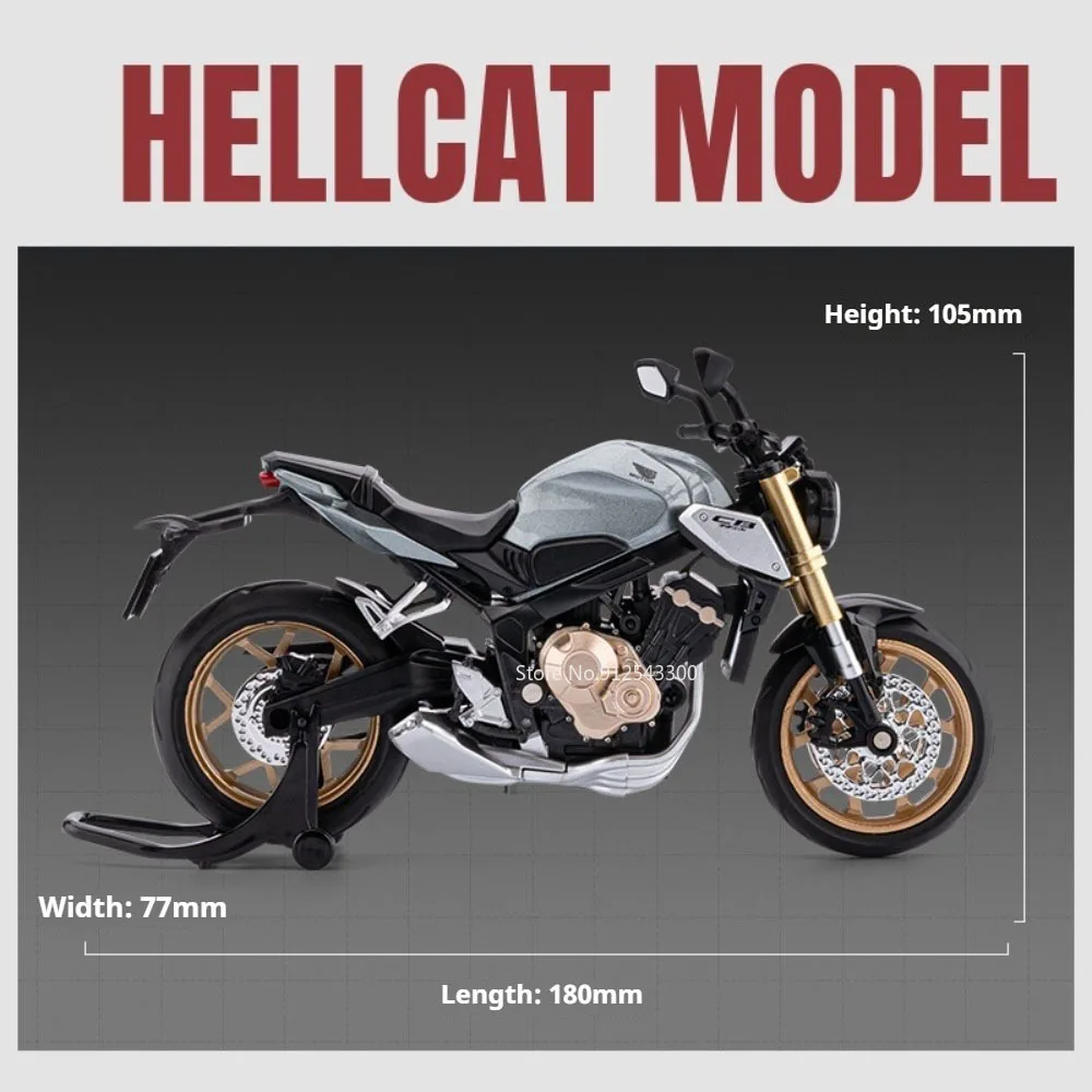 1:12 honda cb650 pequeno macaco modelo de motocicleta brinquedo carro roda direção absorção choque liga modelos motor crianças ornamento brinquedos