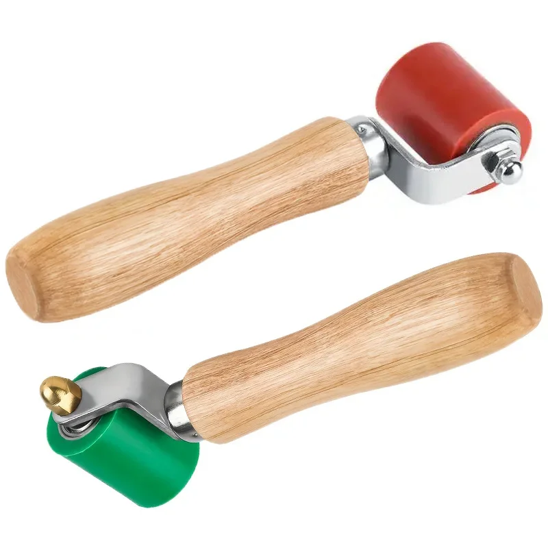 

PVC waterproof membrane silicone hand push wheel roller, hot air gun accessories corner welding double shaft pressing tool