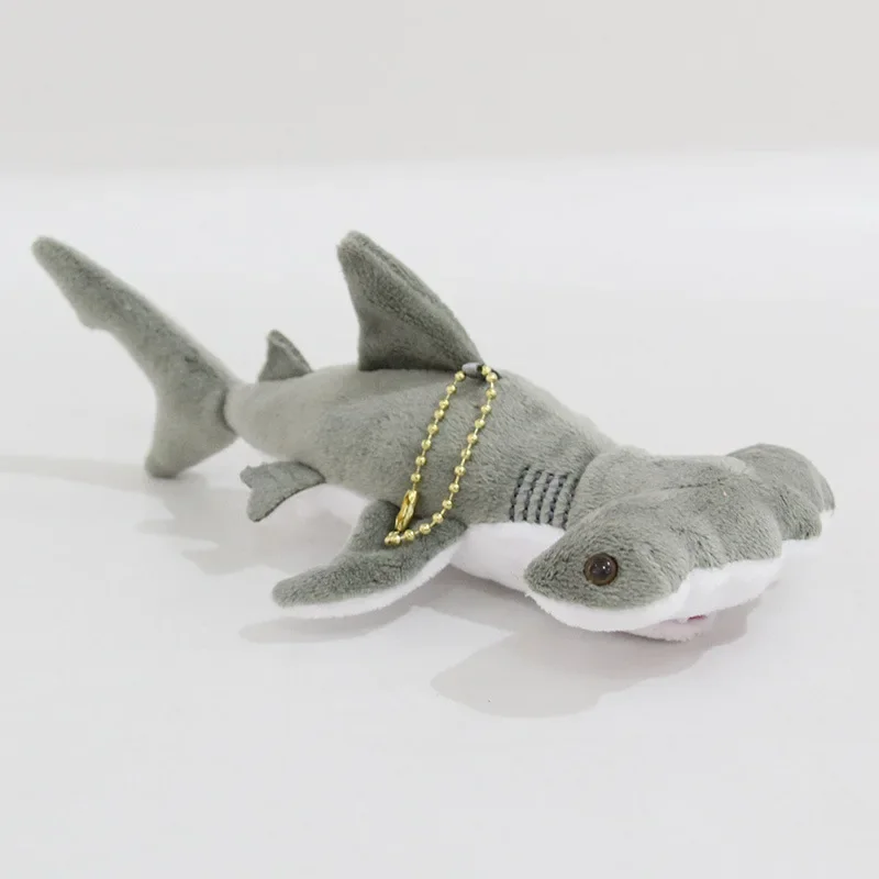 20cm Cute Plush Hammerhead Shark Toy Keychain Soft Stuffed Animal Key Chain For Birthday Gifts Doll Gift For Children