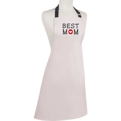 Best Mom Embroidery Embroidered Chef Apron Kitchen Apron