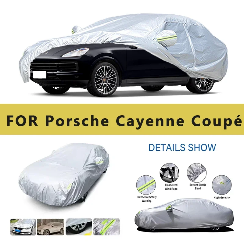 

For Porsche Cayenne Coupe E-Hybrid Car Cover Outdoor Protection Covers Snow Sunshade Waterproof Dustproof Car Accessories
