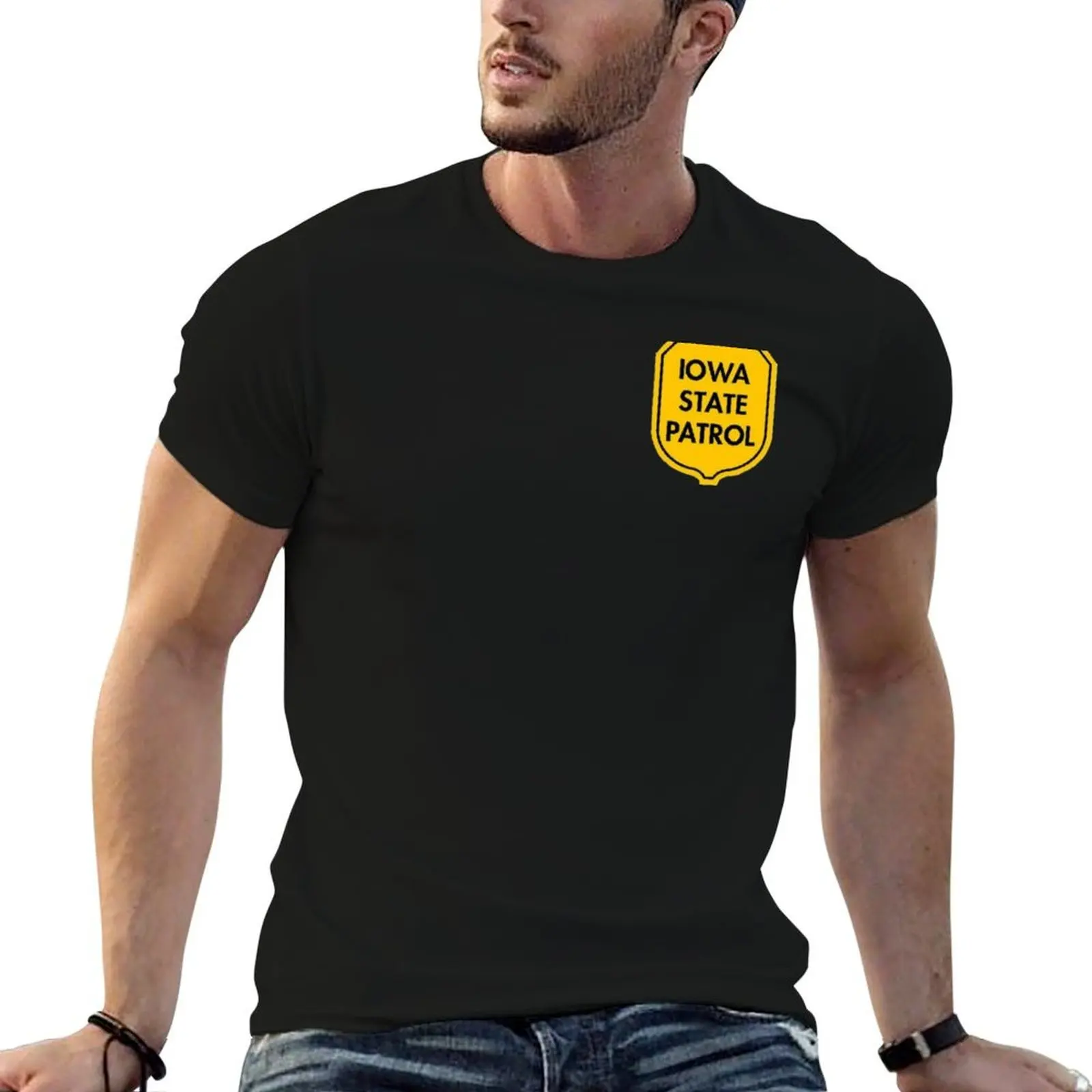 

Iowa State Patrol T-Shirt t shirt man casual t shirt for man t shirts for man graphic tees T-shirt