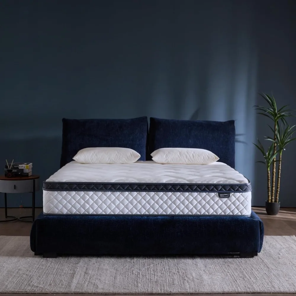 Twin Size Mattress, 10 Inch Twin Hybrid Mattress in a Box with Individual Pocket Spring & Memory Foam
