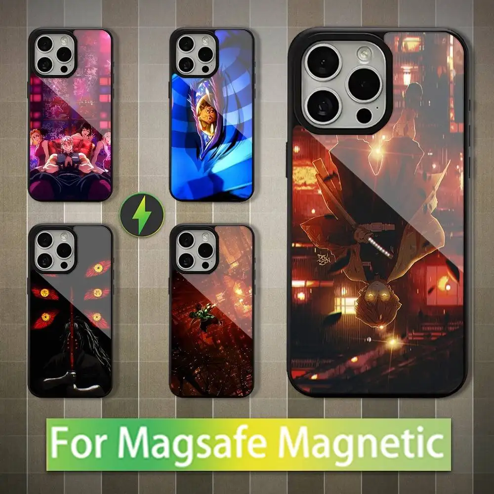 

HOT D-DEMON S-SLAYER Anime Phone Case For iPhone 16,15,14,13,12,11,Pro,Max,Plus,Mini,Magsafe,Magnetic Wireless Charging Case
