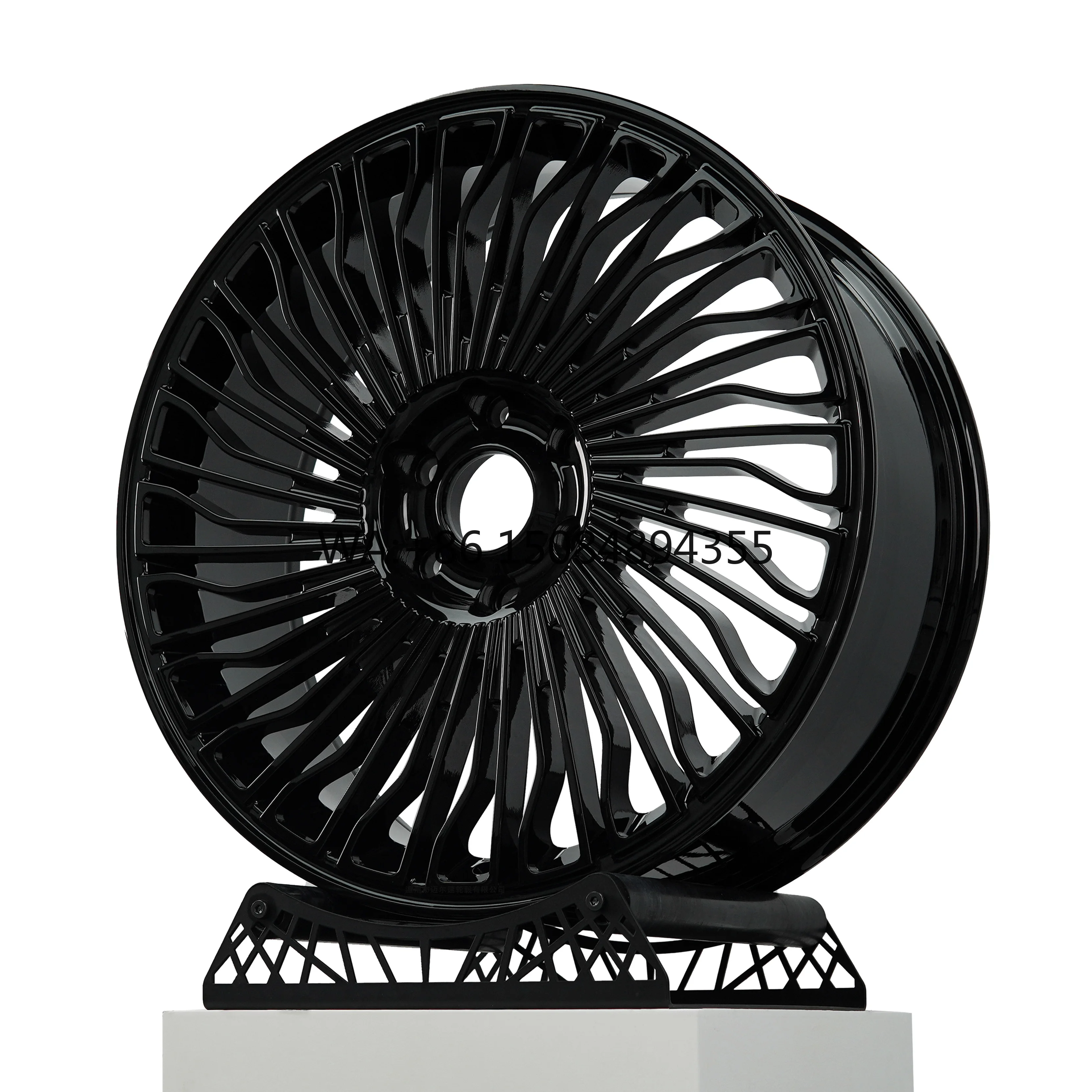 

BLACK Forged LightWeight Alloy Wheels 19-24 Inch High Strength Performance Hub Rims