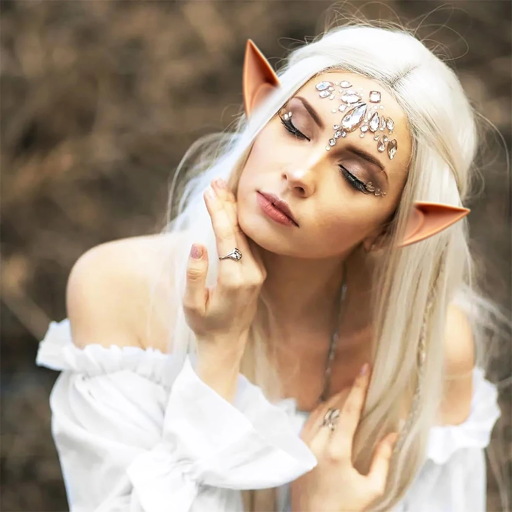 1/2 Paar Cosplay Fee Pixie Elfenohren Weiche spitze Ohren Erwachsene Kinder Halloween Party Kostüm Maskerade Zubehör Dekorationen – Detail 10