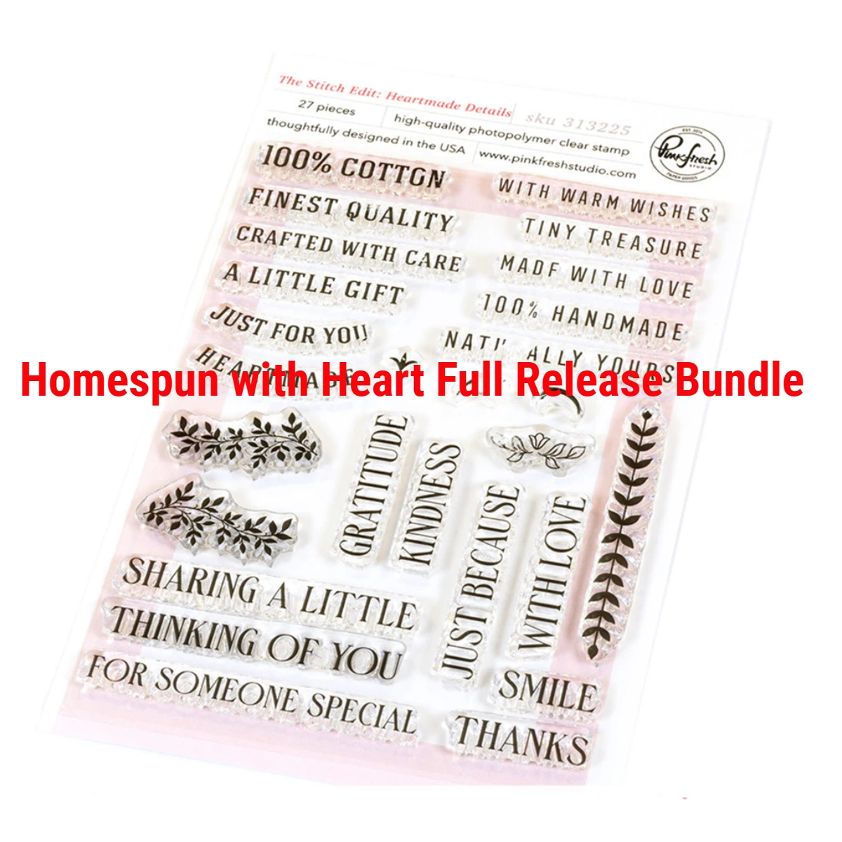 

The Stitch Edit Heartmade Details Silicone Stamps 2026 New Handmade DIY Embossing Scrapbooking Photo Album Crafts