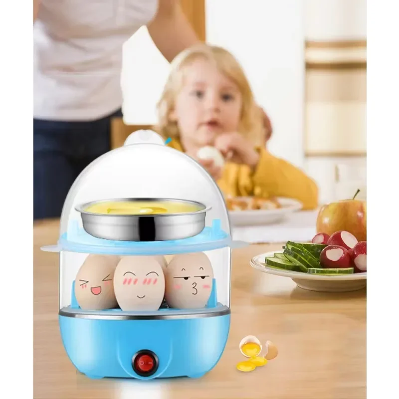 Multifunctional Double-Layer Electric Egg Boiler Corn Milk Steaming Fast Breakfast Cooking egg steamer kitchen gadget