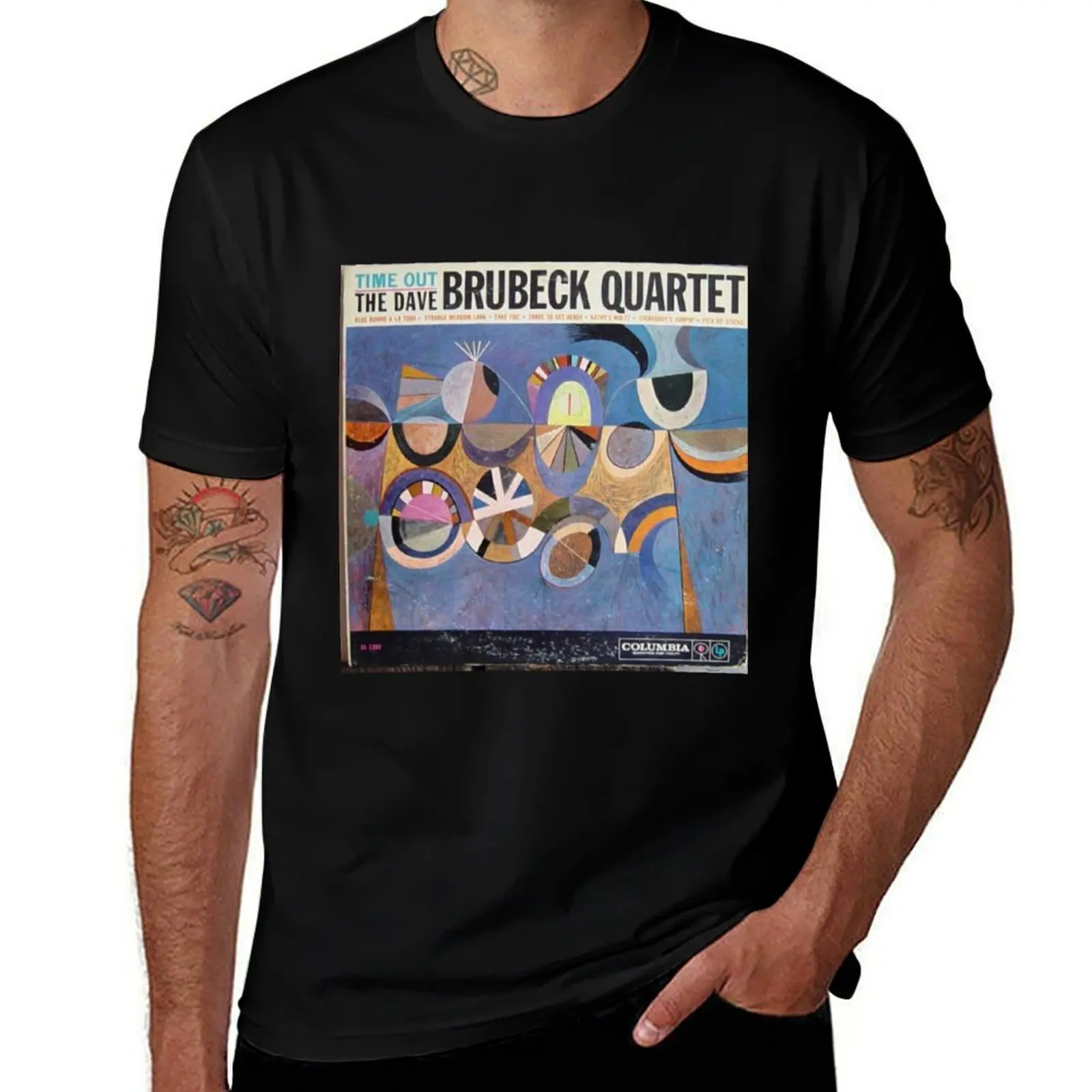 Time Out, Dave Brubeck Quartet, Original Mono cover T-Shirt Stylish Graphic Short Sleeve Top T-Shirt