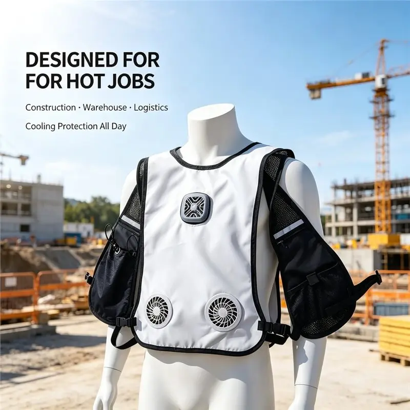 2026 New Semiconductor Refrigeration Cooling Vest For Summer Construction 1PC