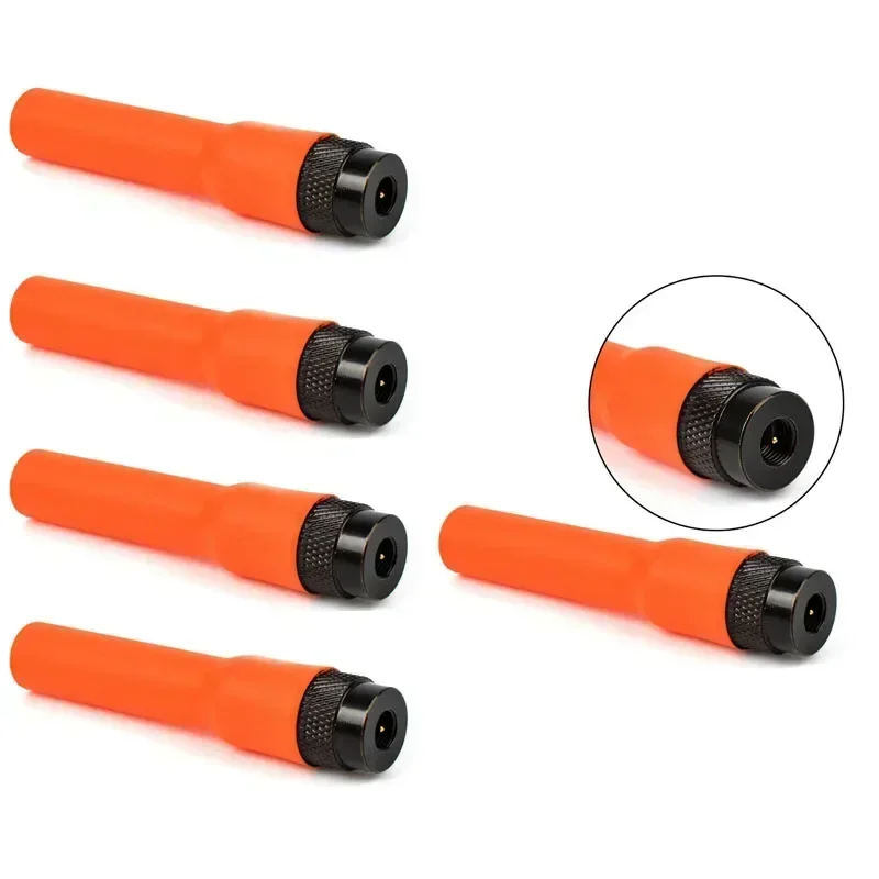 Lots 5pcs Soft SF20 Red SMA Male Connector VHF+UHF Antenna for Baofeng Kenwood 2 Way Dual Radio Walkie Talkie