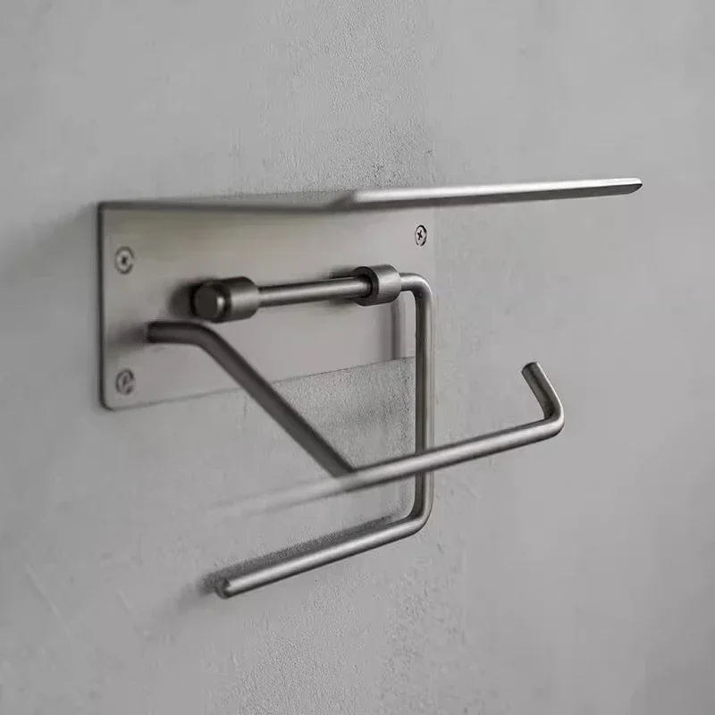 Roll paper holder, toilet rust-proof hanging toilet paper, kitchen tissue holder