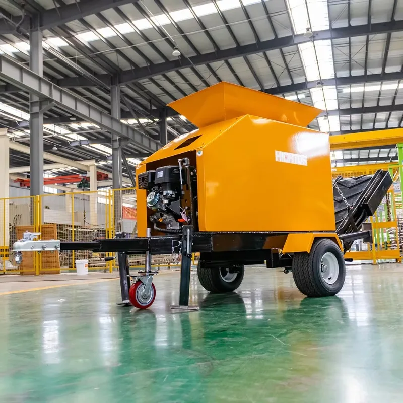 Customized YG135 Towable Crusher With Traction Hook And Reliable Power System