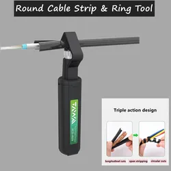 Round Cable Strip & Ring Tool Fiber Optics Cable & Wire Strippers Stripping, Slitting & Ringing Tools