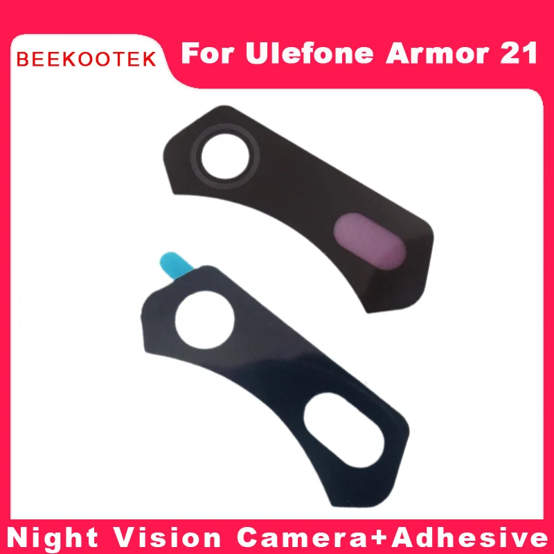 Original Ulefone Armor 21 Night Vision Camera Lens Back Camera Lens Glass Cover With Adhesive For Ulefone Armor 21 Smart Phone