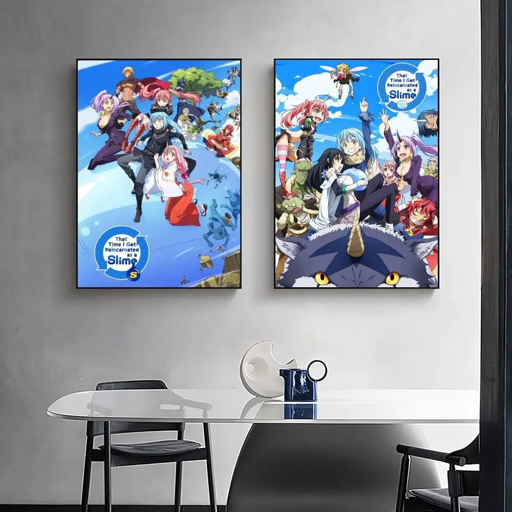 That Time I Got Reincarnated as a Slime Poster Surprise Home Decoration Picture Wall Art for Study Living Room Decor