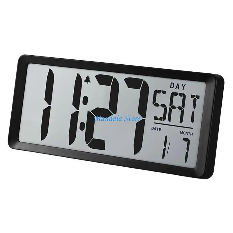 

U2JC 14'' LCD Digital Clock –Displays Time, Temperature, Date with Backlights Clocks