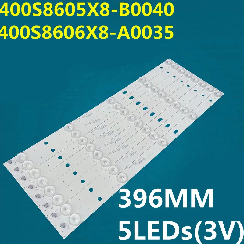 40PCS LED Backlight Strip For PH40R86 PH40R86DSGW 400S8605X8-B0040 400S8606X8-A0035 E34036 40S-4-10 1.00.1.388015S01R V1