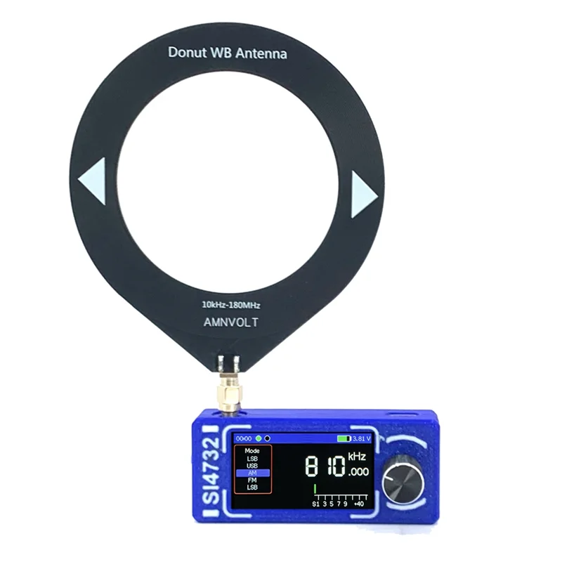 

BYBS-Upgraded 0.5-108 Mhz Version Of Mini SI4732 Full-Band DSP Radio,Receiver,Pocket Radio, Supports FM AM And SSB Mode