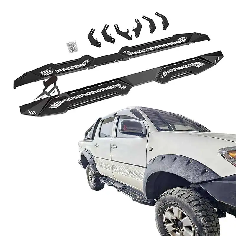 GRANDTEC Stainless Steel Fixed Running Board New Design Pedal Nerf Bar Pickup Truck Side Step Fit For Ford Ranger Dodge Ram1500