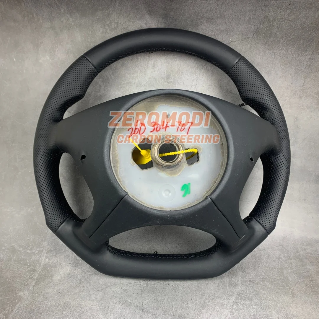 For Mercedes W211 W209 W219 E350 CLS500 CLS550 Steering Wheel 2 Series Black Leather
