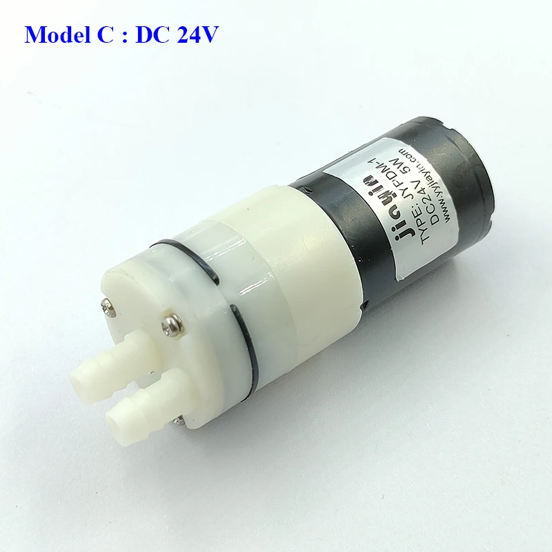 Jiayin JYPDM-1 Micro 370 Motor Mini Diaphragm Water Pump Self-Priming Suction DC 12V 18V 24V for Pumping Applications