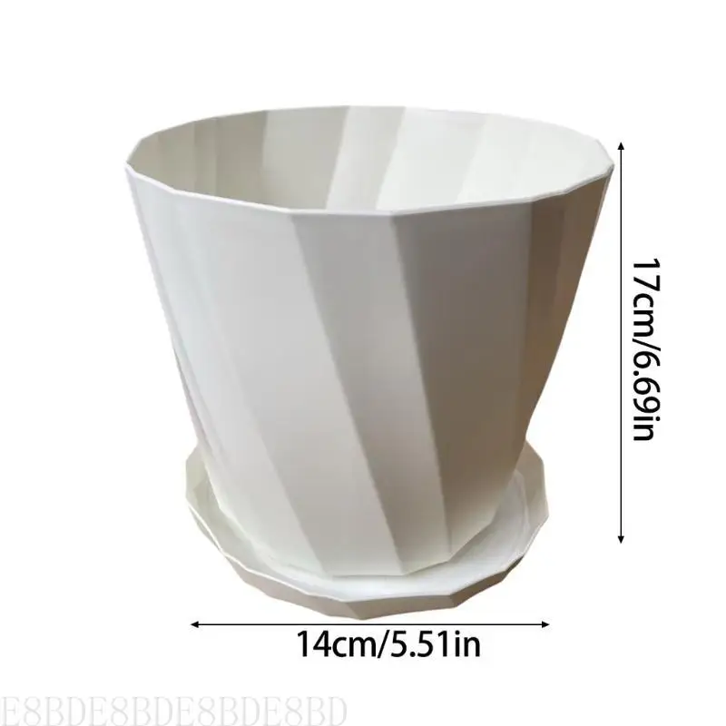 

E8BD Creative Garden Pot Protectory Plant Pot Desk Desors Destorsable Simple Flanter Идеально подходит для столетия растения