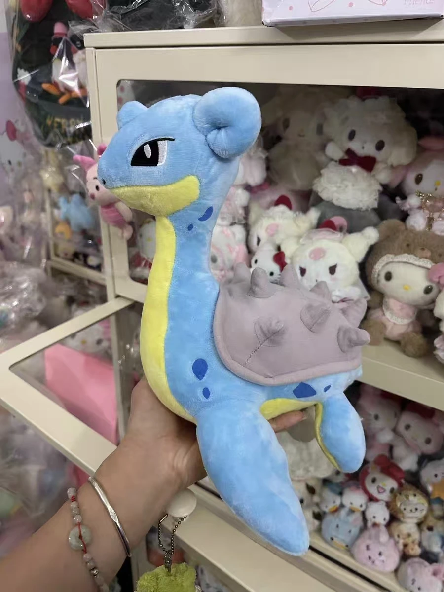 Pokémon Plush Toys Lapras Style Companions and Comfort Dolls, Cute and Soft Children's Birthday and Holiday Gifts Decoration