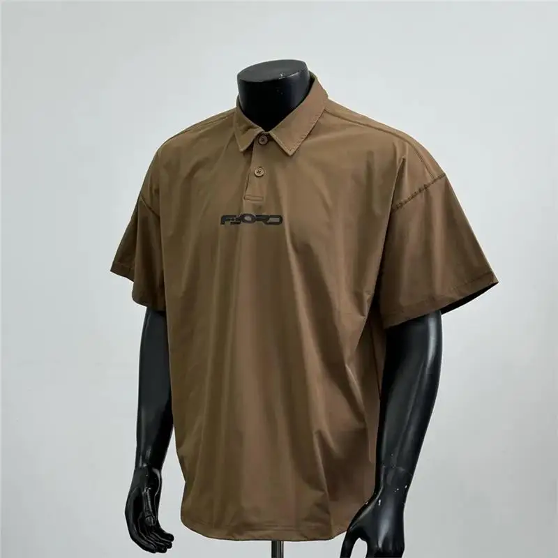 

Large Size 300 Pou Couples Summer New ort Sve Ice Cool Qui Dry Men's Casual irt American Design Sensation Top