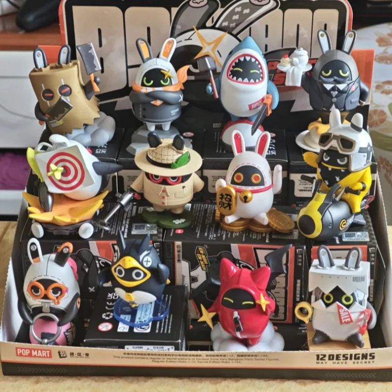 Original POPMART Zenless Zone Zero Bangboo Party Serie Blind Box Mystery Box Figur PVC Weichgummi 3D Figurine Ornament Geschenk – Detail 1