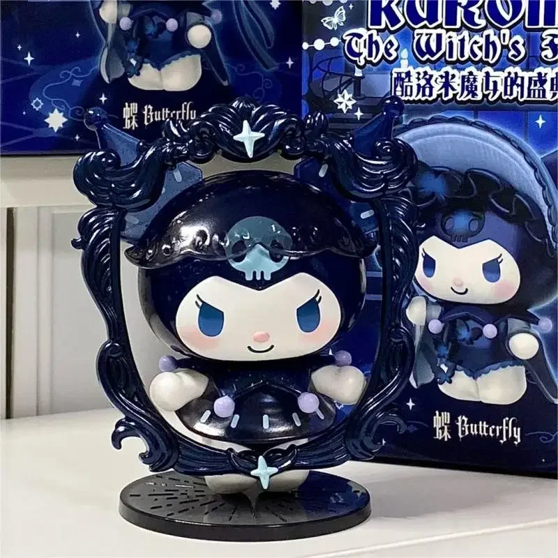 Sanrio Kuromi The Witch's Feast Series Blind Box Cute Kuromi Anime Action Figure Surprise Bag Desktop Decor Collection Model Toy