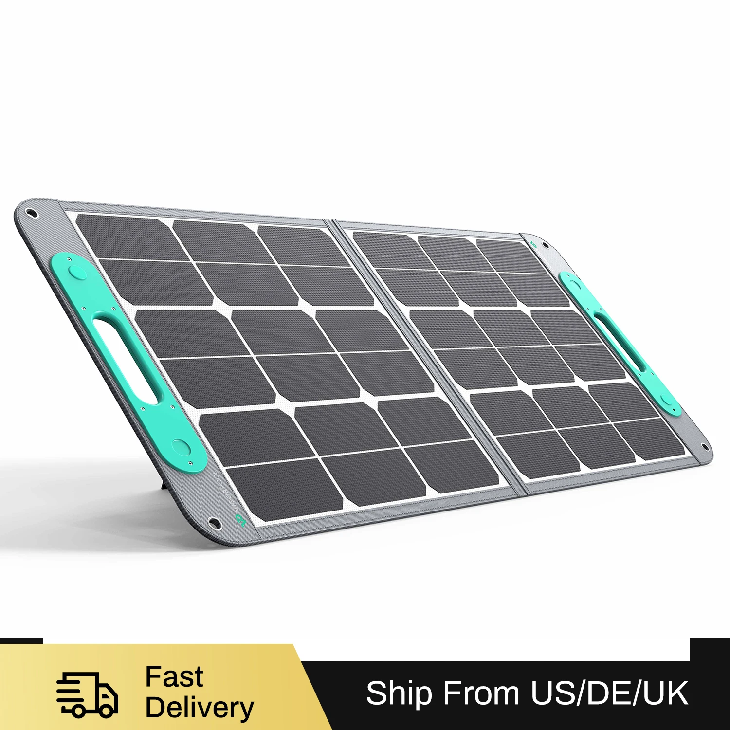 VIGORPOOL100W Foldable Solar Panel for Vigorpool Power Station,  Portable Solar Cell Solar Charger for Outdoor Camping