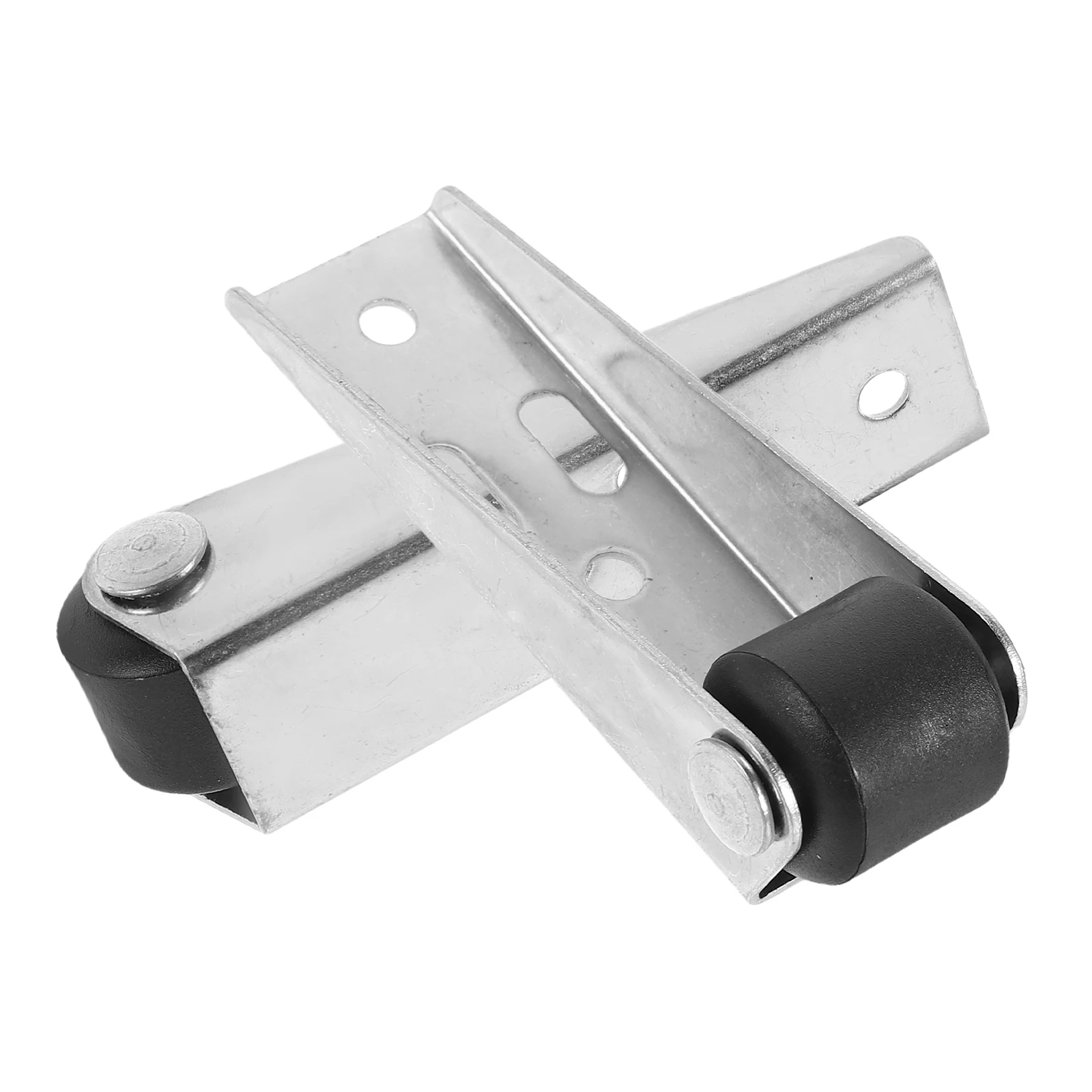 

2 Sets Pullax Support Wheel Garden Wooden Gate Drooping Pulley The Side Door Bottom