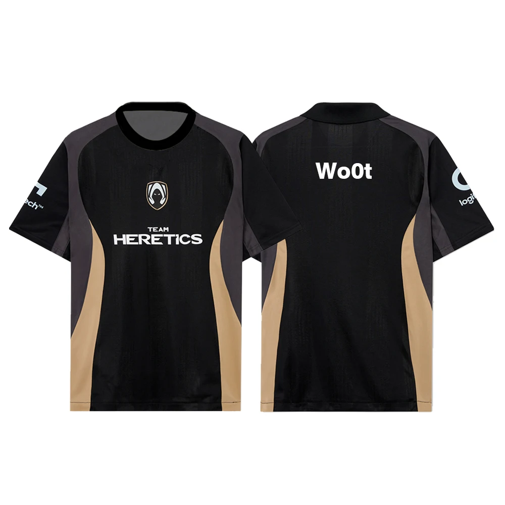 Team Heretics Valorant Esports Jersey 2025 VCT Club Training Uniforms For Men And Women Benjyfishy Custom T Shirts Sports Tops