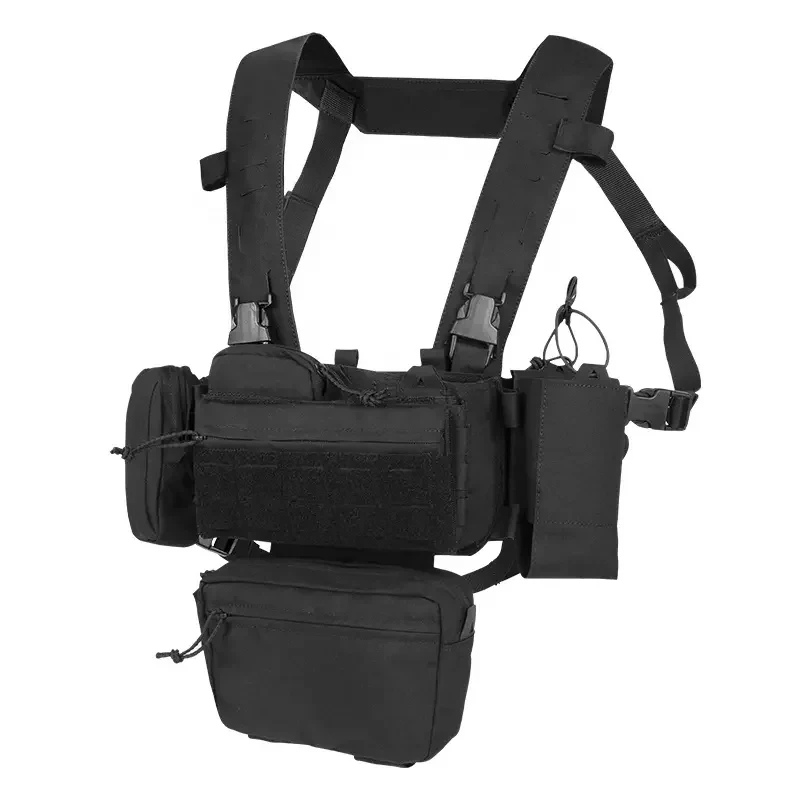 YAKEDA tactical chest equipment, 5.56/7.62 magazine pocket holder, pistol bag, wing bag, Molle Dangler bag