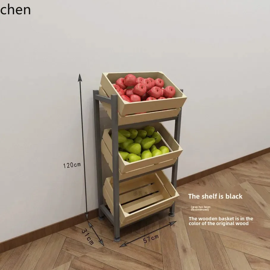 YFY  display rack, snack storage rack, fruit shelf, more than 100 layers, fresh against the wall