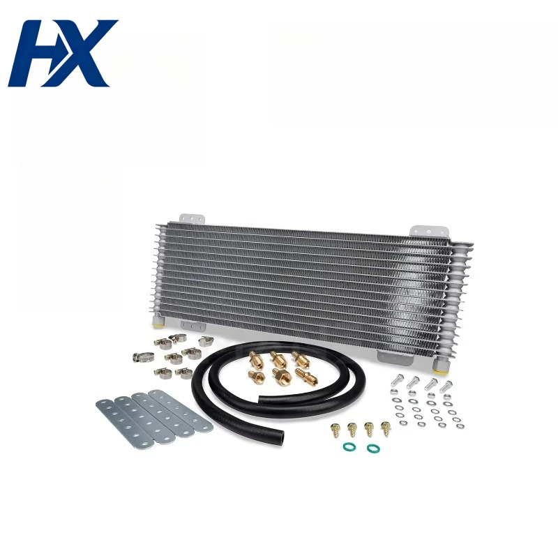 LPD47391 Transmission Oil Cooler Kit for Pickup Truck Tractor Modify Long Heavy Duty Traction