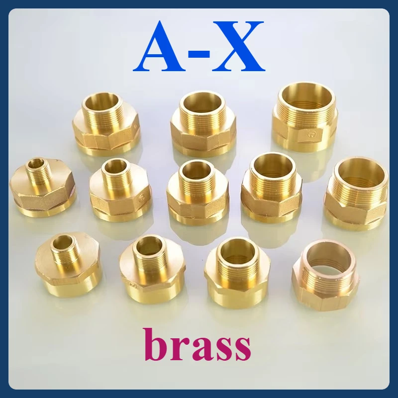 

1.2/1.5/2-inch Male And Female Threaded Double Female Threaded Brass Pipe Antique Adapter 4-inch To 6-inch Reducer Pipe Fitting
