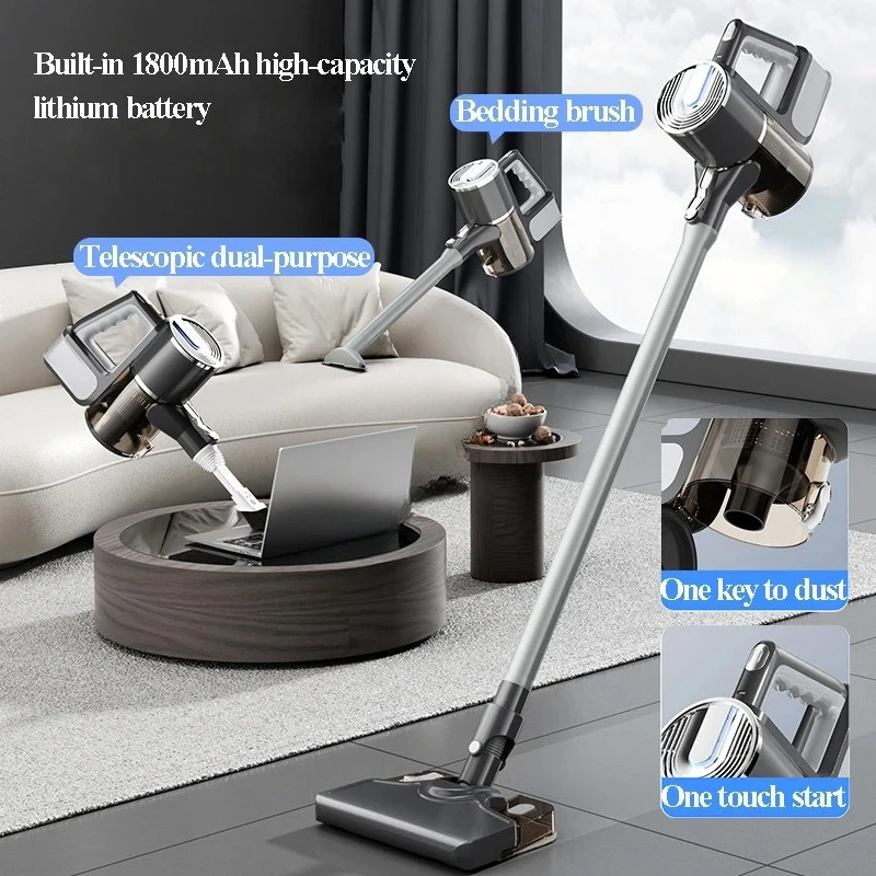 ​All in One Cordless Vacuum Converts to Handheld for Versatile Home  Car Cleaning