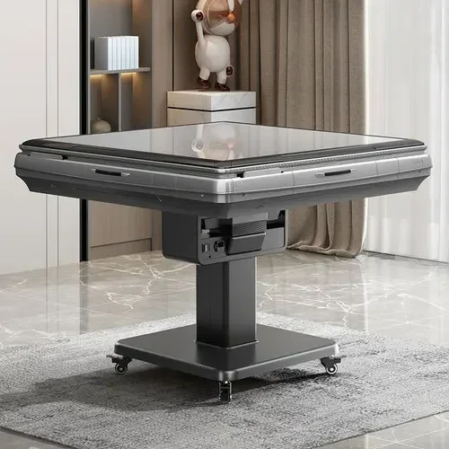 A new mahjong machine, automatic household dining table, with two functions, folding smart mahjong table