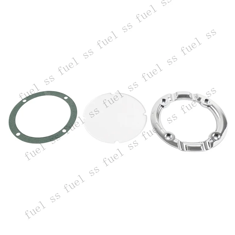 S+ Chrome Trim Clear Trap Door Kit For Harley Standard Hypercharger Air Cleaners