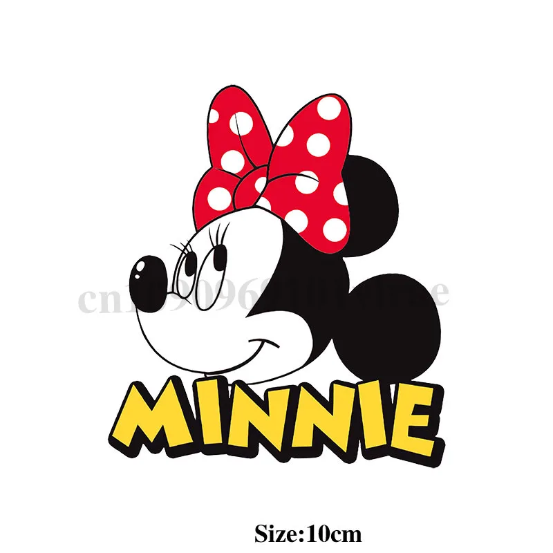 Minnie Mouse Disney UV DTF Transfer Sticker Water Bottle Teacup Cute Minnie Cup Wrap DIY Self Adhesive Decal Transfer Sticker